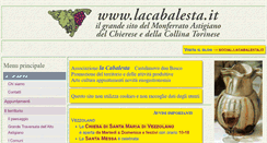 Desktop Screenshot of lacabalesta.it