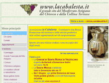 Tablet Screenshot of lacabalesta.it